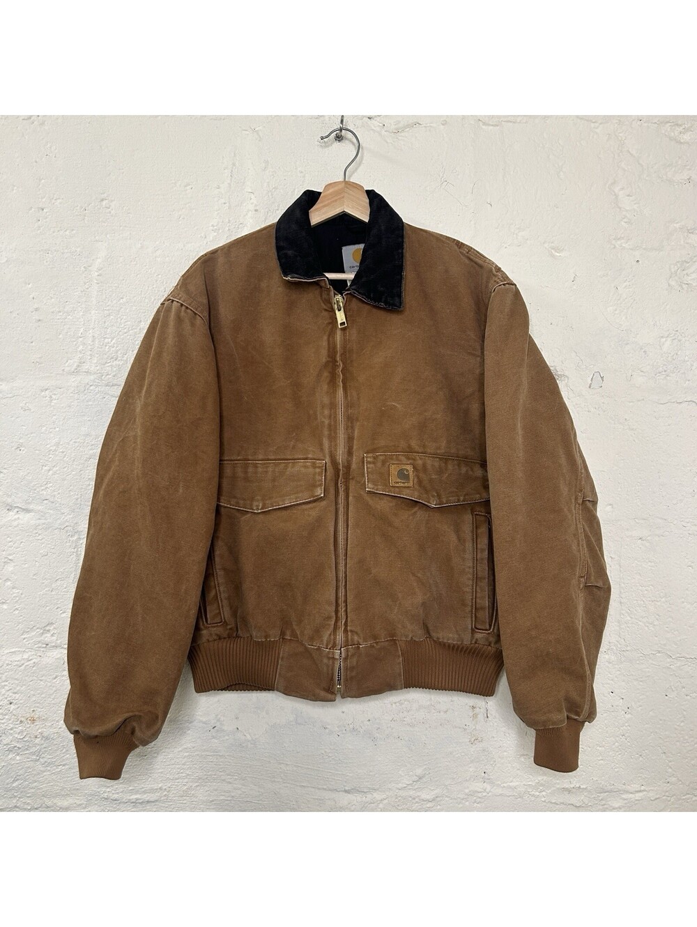 Vintage Carhartt Quilted Sandstone Bomber Jacket “Brown”